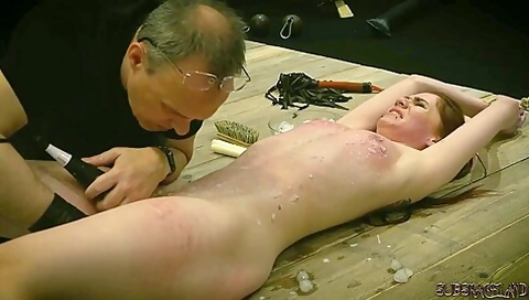 Gets Wax On Her Nipples Then Swallows A Load Of Cum With Isabella Both