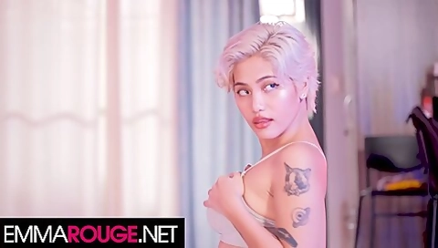 Well-made Role Play Action With Emma Rouge