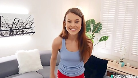 Ellie Eilish And Alex Legend In Young Babe Banging Big Male Pole To Blind Date