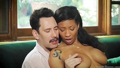 Beautiful Ebony Nymph Surprising Porn Clip