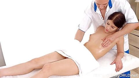 Viola Weber In Sweetie On The Massage Table