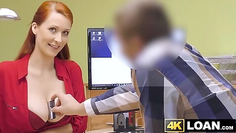 Charismatic Lady Screams Hard From Credit Managers Pounding With Isabella Lui